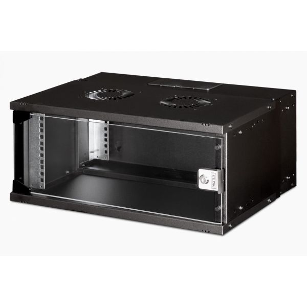 DIGITUS Wandgehäuse SOHO PRO 4HE 240x540x400 mm 19 schwarz (DN-49201)