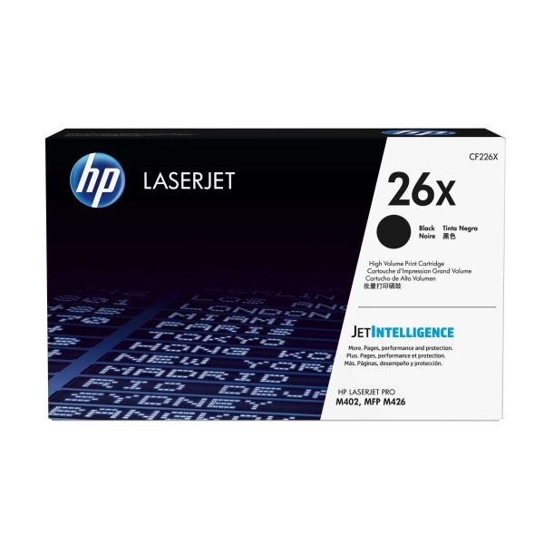 HP 26X originele high-capacity zwarte LaserJet tonercartridge (CF226X) HP 26X originele high-capacity zwarte LaserJet tonercartridge (CF226X)