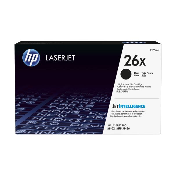 HP 26X originele high-capacity zwarte LaserJet tonercartridge (CF226X)