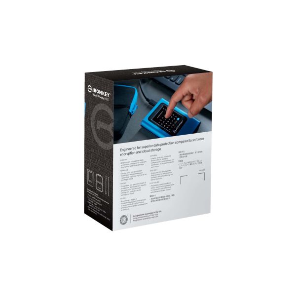 Kingston Technology IronKey 7680GB Vault Privacy 80 XTS-AES 256-bits beveiligde externe SSD (IKVP80ES/7680G)