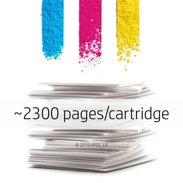 HP 201X originele high-capacity cyaan/magenta/gele LaserJet tonercartridges, 3-pack (CF253XM)