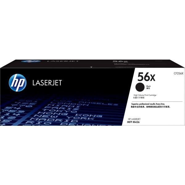HP 56X originele high-capacity zwarte LaserJet tonercartridge (CF256X) HP 56X originele high-capacity zwarte LaserJet tonercartridge (CF256X)