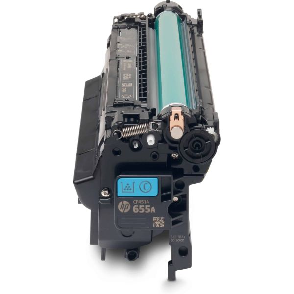 HP Originele 655A cyaan LaserJet tonercartridge (CF451A)
