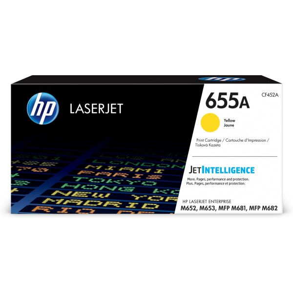 HP Originele 655A gele LaserJet tonercartridge (CF452A) HP Originele 655A gele LaserJet tonercartridge (CF452A)