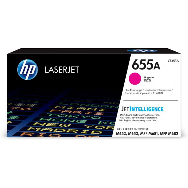 HP Originele 655A magenta LaserJet tonercartridge (CF453A)