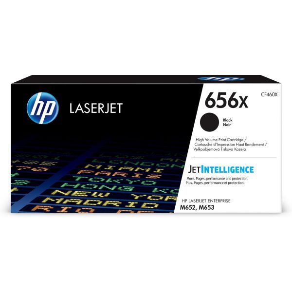 HP 656X originele high-capacity zwarte LaserJet tonercartridge (CF460X) HP 656X originele high-capacity zwarte LaserJet tonercartridge (CF460X)