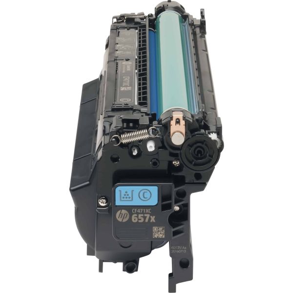 HP 657X originele high-capacity cyaan LaserJet tonercartridge (CF471X) HP 657X originele high-capacity cyaan LaserJet tonercartridge (CF471X)