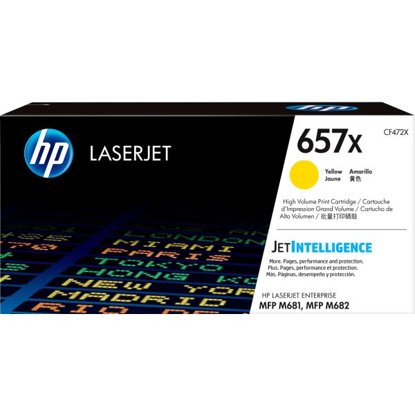 HP 657X originele high-capacity gele LaserJet tonercartridge (CF472X)