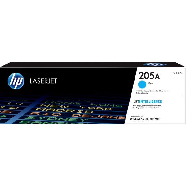 HP Originele 205A cyaan LaserJet tonercartridge (CF531A)