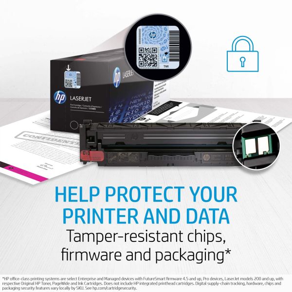 HP Originele 203A cyaan LaserJet tonercartridge (CF541A)