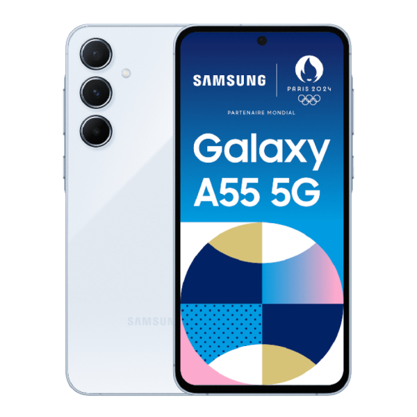Samsung Galaxy A55 5G 256GB, Awesome Iceblue (SM-A556BLBCEUB)