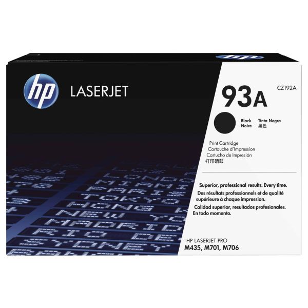 HP 93A originele zwarte LaserJet tonercartridge (CZ192A) HP 93A originele zwarte LaserJet tonercartridge (CZ192A)