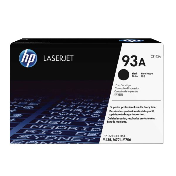 HP 93A originele zwarte LaserJet tonercartridge (CZ192A)