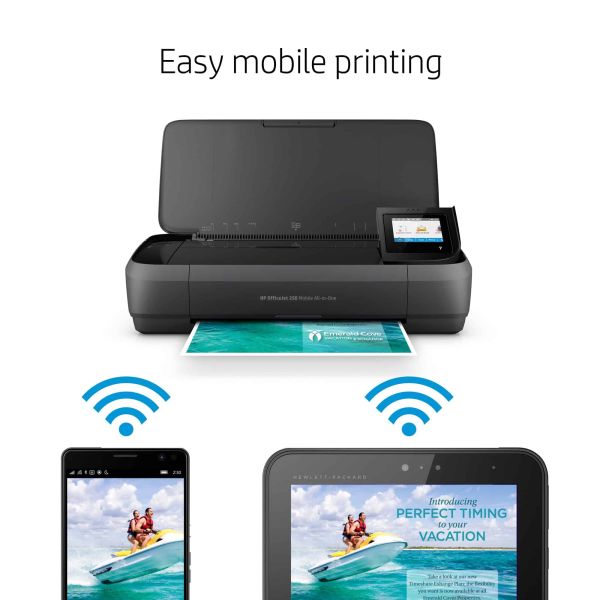 HP OfficeJet 250 Mobile All-in-One printer, Printen, kopiëren, scannen, Invoer 10 vel (CZ992A#BHC)