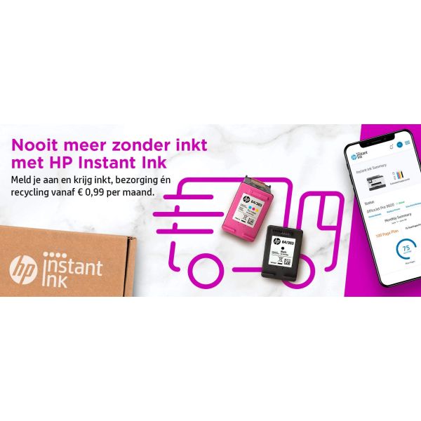 HP OfficeJet Pro 8730 All-in-One printer, Printen, kopiëren, scannen, faxen, Invoer voor 50 vel; Printen via USB-poort aan voorzijde; Scans naar e-mail/pdf; Dubbelzijdig printen (D9L20A#A80)
