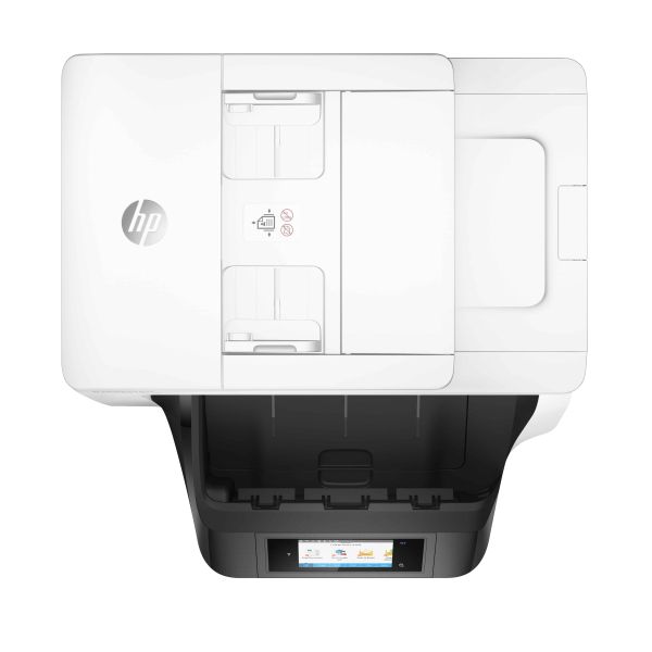 HP OfficeJet Pro 8730 All-in-One printer, Printen, kopiëren, scannen, faxen, Invoer voor 50 vel; Printen via USB-poort aan voorzijde; Scans naar e-mail/pdf; Dubbelzijdig printen (D9L20A#A80)