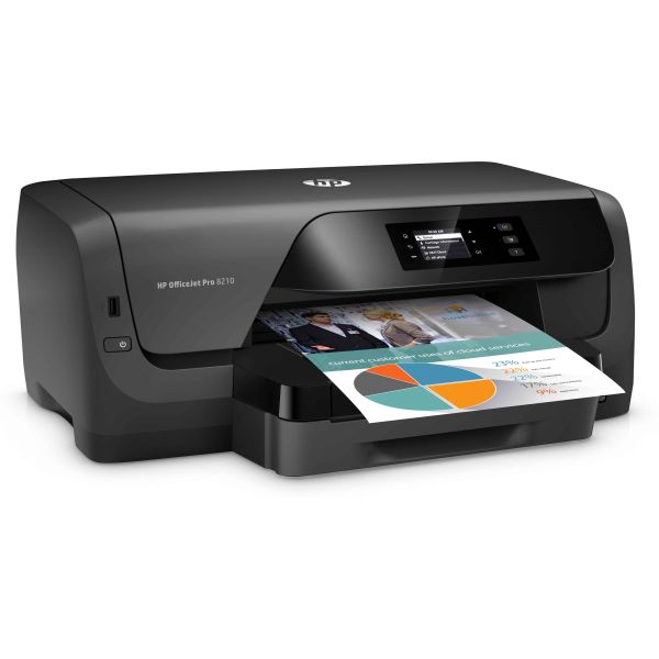 HP OfficeJet Pro 8210 Draadloos Kleur Printer, Instant Ink; Dubbelzijdig printen (D9L63A#A81) HP OfficeJet Pro 8210 Draadloos Kleur Printer, Instant Ink; Dubbelzijdig printen (D9L63A#A81)