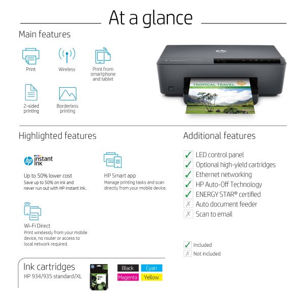 HP OfficeJet Pro 6230 printer, Print, Dubbelzijdig afdrukken (E3E03A#A81)