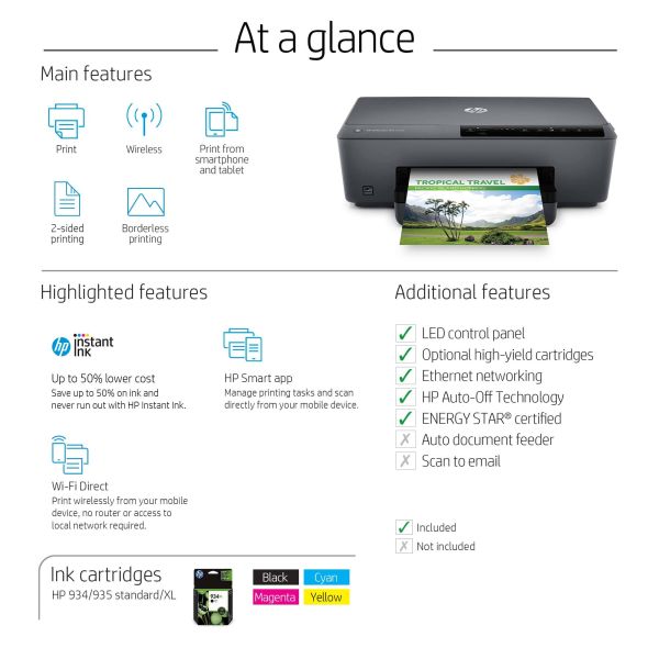 HP OfficeJet Pro 6230 printer, Print, Dubbelzijdig afdrukken (E3E03A#A81)
