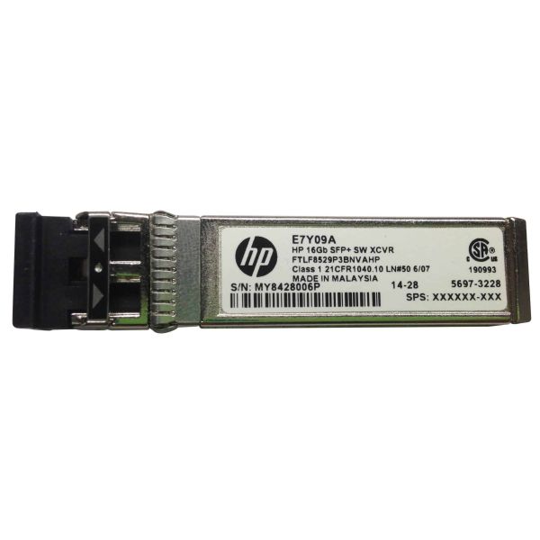 Hewlett Packard Enterprise 16GB SFP+ Short Wave 1-pack Extended Temperature Transceiver netwerk transceiver module Vezel-optiek 16000 Mbit/s SFP+ 850 nm (E7Y09A)