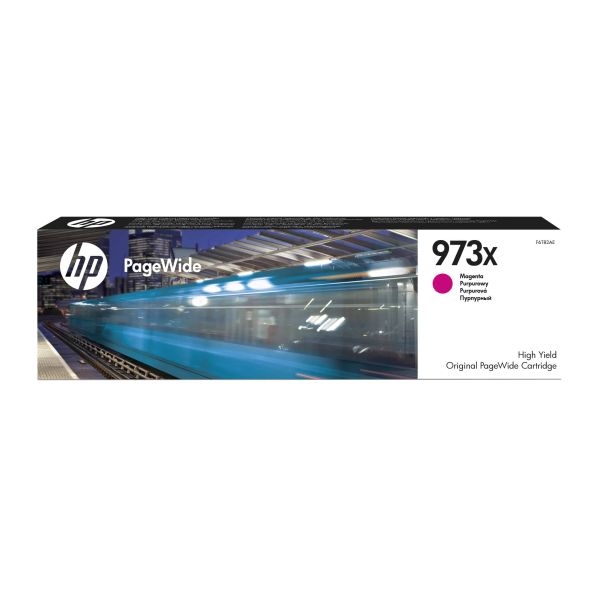 HP 973X originele magenta high-capacity PageWide cartridge (F6T82AE)