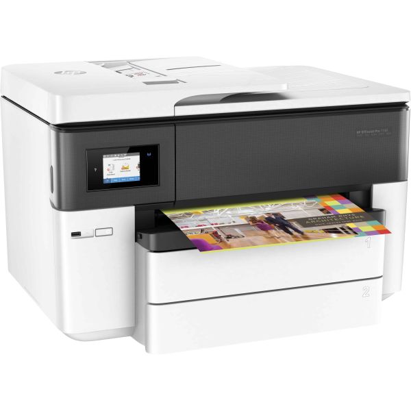HP OfficeJet Pro 7740 breedformaat All-in-One printer, Printen, kopiëren, scannen, faxen, Invoer voor 35 vel; Scan naar e-mail (G5J38A#A80)