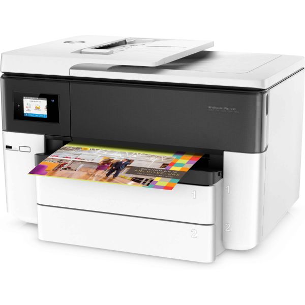 HP OfficeJet Pro 7740 breedformaat All-in-One printer, Printen, kopiëren, scannen, faxen, Invoer voor 35 vel; Scan naar e-mail (G5J38A#A80)