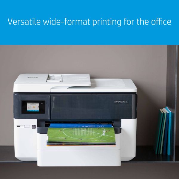 HP OfficeJet Pro 7740 breedformaat All-in-One printer, Printen, kopiëren, scannen, faxen, Invoer voor 35 vel; Scan naar e-mail (G5J38A#A80)
