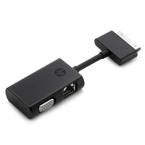 HP dockingconnector naar Ethernet- en VGA-adapter (G7U78AA) HP dockingconnector naar Ethernet- en VGA-adapter (G7U78AA)