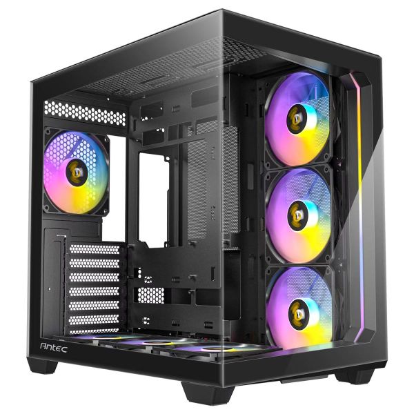 Antec Constellation Series C5 ARGB - Mid tower - ATX - Seitenteil mit Fenster (gehärtetes Glas) - keine Spannungsversorgung (ATX (0-761345-10033-5)