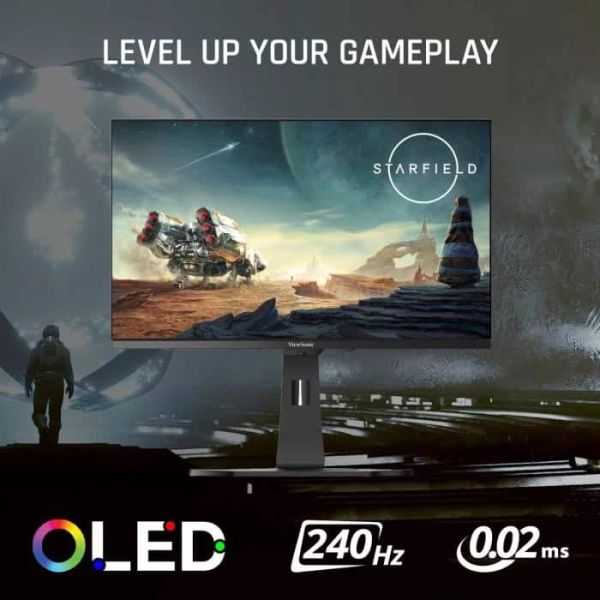 Viewsonic XG272-2K-OLED computer monitor 68,6 cm (27") 2560 x 1440 Pixels Quad HD Zwart, Wit (XG272-2K-OLED)