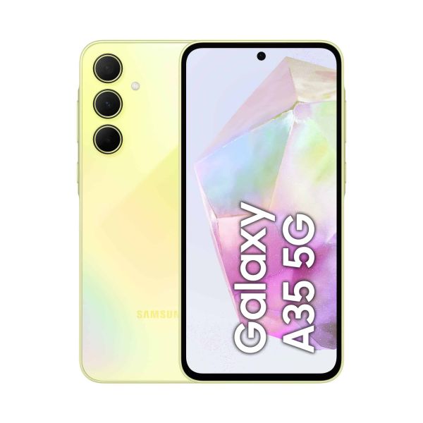 Samsung Galaxy A35 5G 16,8 cm (6.6") Hybride Dual SIM Android 14 USB Type-C 6 GB 128 GB 5000 mAh Geel (SM-A356BZYBEUE)