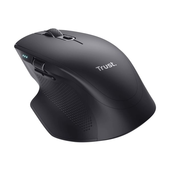 Trust Ozaa+ Draadloze muis voor meerdere apparaten – draadloze muis – stille knoppen – Zwart (24820)