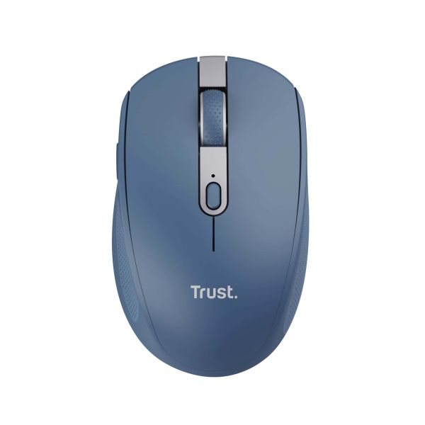 Trust Ozaa Draadloze Muis - Multi-device muis – USB en Bluetooth verbinding – 3200 DPI – Blauw (24934)