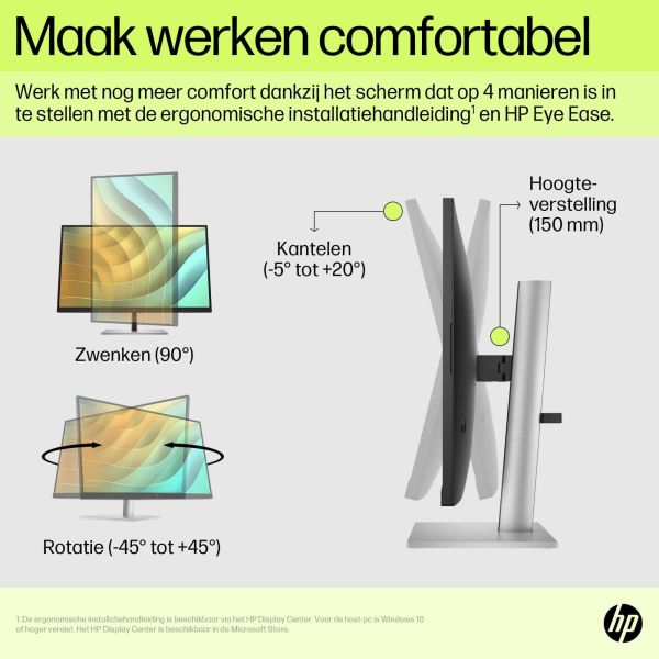 HP E27u G5 QHD USB C-monitor (6N4D3AA)