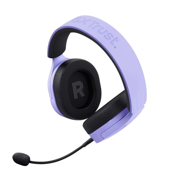 Trust GXT 489P FAYZO Headset Bedraad Hoofdband Gamen Zwart, Paars (25301)