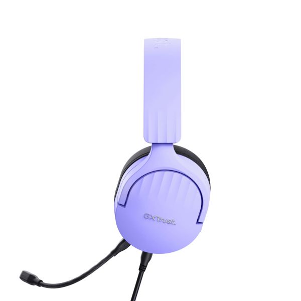 Trust GXT 489P FAYZO Headset Bedraad Hoofdband Gamen Zwart, Paars (25301)