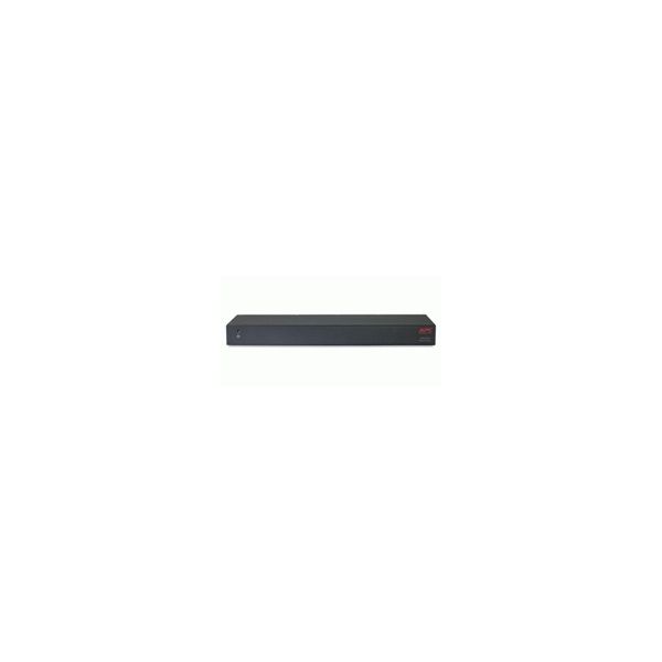 APC Rack PDU, Metered, 1U, 12A/208V, 10A/230V, (8) C13 energiedistributie (AP7820)