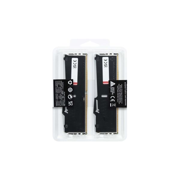 Kingston Technology FURY Beast 64GB 6000MT/s DDR5 CL30 DIMM (Kit van 2) RGB XMP (KF560C30BBAK2-64)