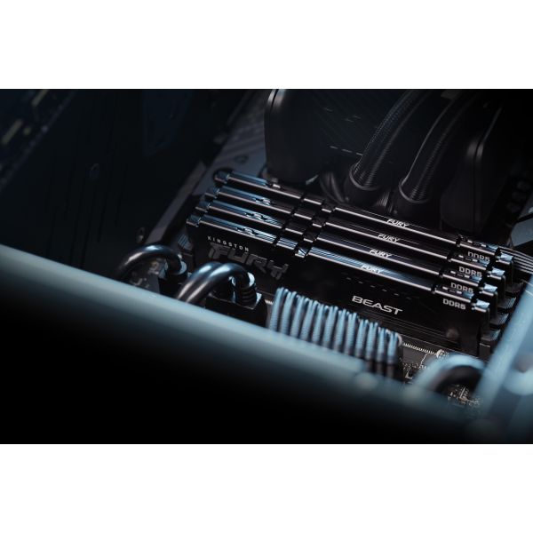 Kingston Technology FURY Beast 64GB 6000MT/s DDR5 CL30 DIMM (Kit of 2) Black EXPO (KF560C30BBEK2-64)