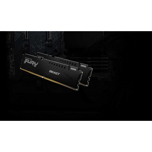Kingston Technology FURY Beast 64GB 6000MT/s DDR5 CL30 DIMM (Kit of 2) Black EXPO (KF560C30BBEK2-64)