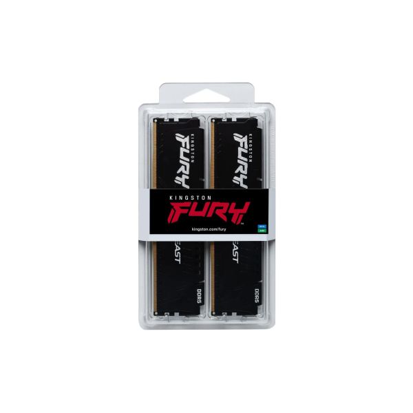 Kingston Technology FURY Beast 64GB 6000MT/s DDR5 CL30 DIMM (Kit of 2) Black EXPO (KF560C30BBEK2-64)