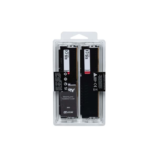 Kingston Technology FURY Beast 64GB 6000MT/s DDR5 CL30 DIMM (Kit of 2) Black EXPO (KF560C30BBEK2-64)