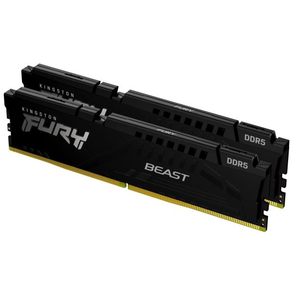 Kingston Technology FURY Beast 64GB 6000MT/s DDR5 CL30 DIMM (Kit of 2) Black EXPO (KF560C30BBEK2-64)