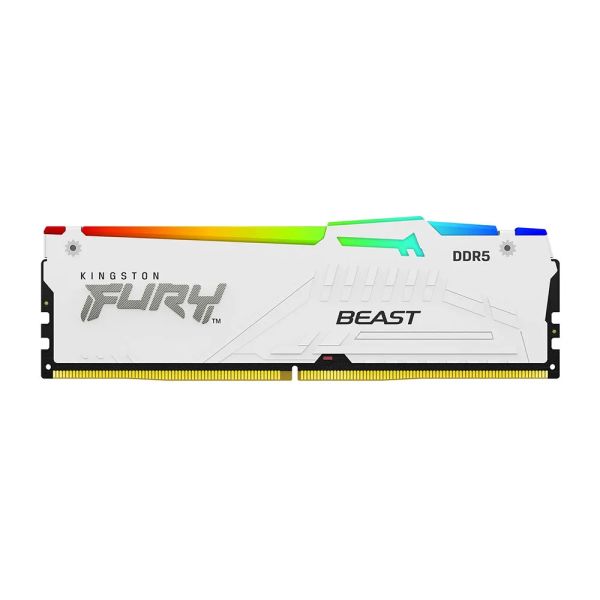 KINGSTON 64GB 6000MT/s DDR5 CL30 DIMM Kit of 2 FURY Beast White RGB EXPO (KF560C30BWEAK2-64)