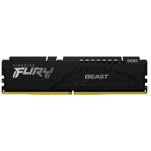 Kingston Technology FURY Beast 64GB 6400MT/s DDR5 CL32 DIMM (Kit of 2) Black XMP (KF564C32BBK2-64)