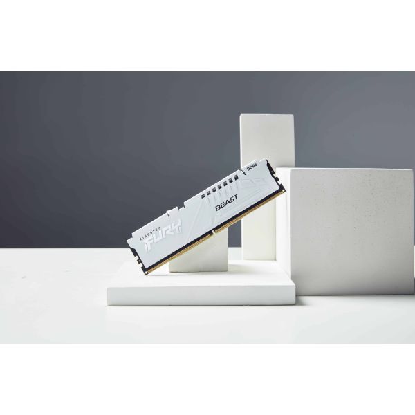 Kingston Technology FURY Beast 16GB 6400MT/s DDR5 CL32 DIMM White EXPO (KF564C32BWE-16)