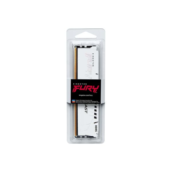 Kingston Technology FURY Beast 16GB 6400MT/s DDR5 CL32 DIMM White EXPO (KF564C32BWE-16)