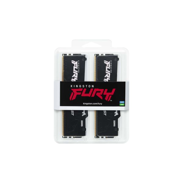 Kingston Technology FURY Beast 32GB 6800MT/s DDR5 CL34 DIMM (Kit van 2) RGB XMP (KF568C34BBAK2-32)