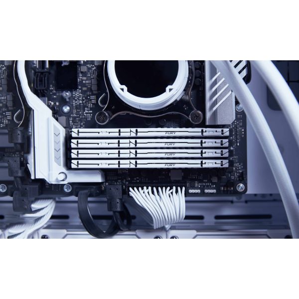 Kingston Technology FURY Beast 32GB 6800MT/s DDR5 CL34 DIMM (Kit of 2) White XMP (KF568C34BWK2-32)